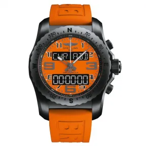 百年灵/Breitling 黑色钛金属，双向旋转，方位刻度 石英机芯 男表 VB50106A101S1