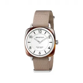 布里斯顿/briston 36 x 36 MM 醋酸酯 玳瑁纹 石英机芯 男表 17536.SA.T.2.NT