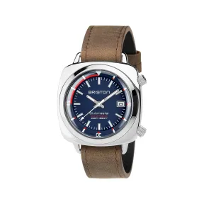 布里斯顿/briston 42 x 42 MM 抛光316L不锈钢 自动机械机芯 男表 17642.PS.D.15.LVBR