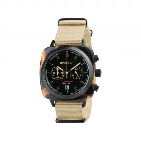 布里斯顿/briston 42 x 42 MM 醋酸酯 玳瑁纹 哑光 石英机芯 男表 18142.PBAM.TSS.5.NK