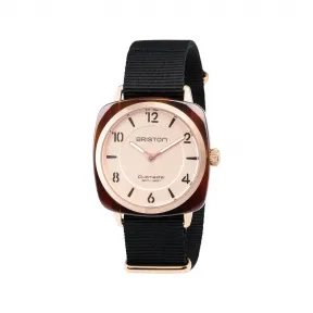 布里斯顿/briston 36 x 36 MM 醋酸酯 玳瑁纹 石英机芯 男表 18536.PRA.T.6.NB