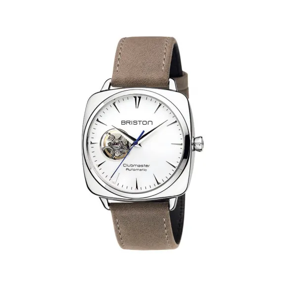 布里斯顿/briston 40 x 40 MM 全镜抛光316L不锈钢 自动机械机芯 男表 18740.PS.I.2.LVT