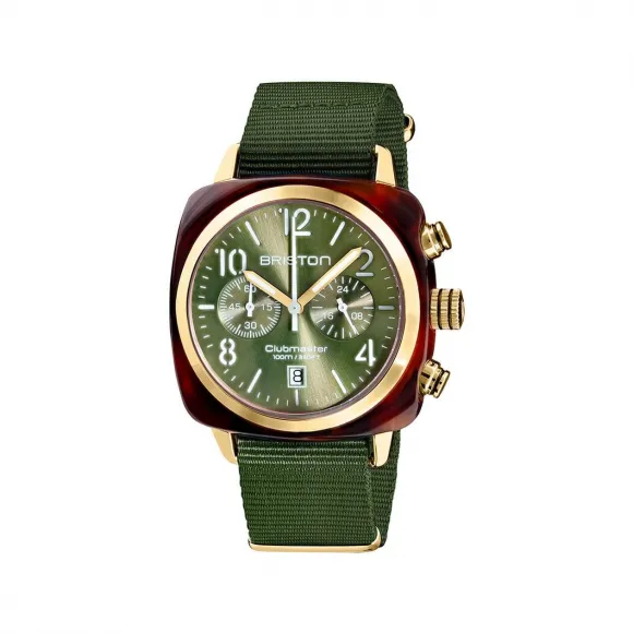 布里斯顿/briston 40 x 40 MM 醋酸酯 玳瑁纹 石英机芯 男表 19140.PYA.T.26.NOL-1