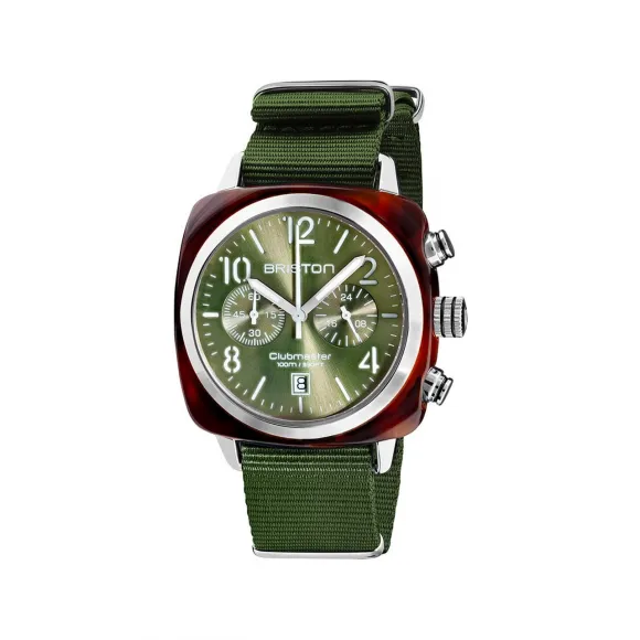 布里斯顿/briston 40 x 40 MM 醋酸酯 玳瑁纹 石英机芯 男表 19140.SA.T.26.NOL-1