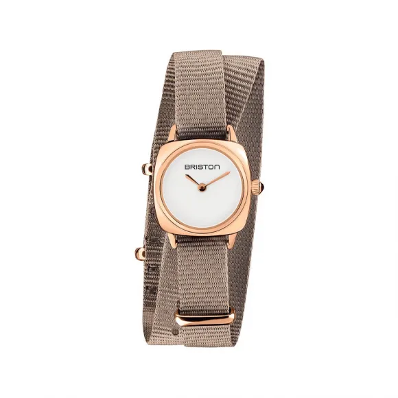 布里斯顿/briston 24 x 24 MM 抛光316L不锈钢 玫瑰金 石英机芯 女表 19924.SPRG.M.2.NT