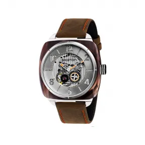 布里斯顿/briston 42 x 42 MM 棕色烟熏醋酸酯 自动机械机芯 男表 201042.SA.BR.2.BR