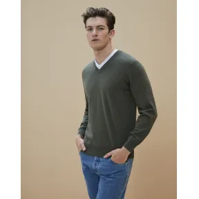 布内罗·古奇拉利/Brunello Cucinelli V领套衫 (192M2200162) - 男款 针织衫