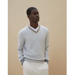 布内罗·古奇拉利/Brunello Cucinelli V领套衫 (192M2215002) - 男款 针织衫