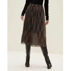 布内罗·古奇拉利/Brunello Cucinelli 中长裙 (192MF940G2824) - 女款 半裙