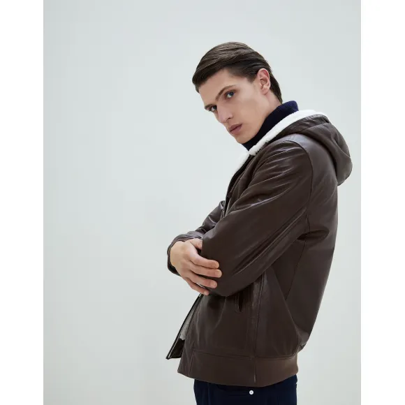 布内罗·古奇拉利/Brunello Cucinelli 皮革 (192MPRIA1690) - 男款 外套和夹克