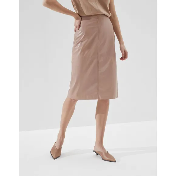 布内罗·古奇拉利/Brunello Cucinelli 中长裙 (201M0BIHG2932) - 女款 半裙