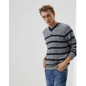布内罗·古奇拉利/Brunello Cucinelli V领套衫 (201M3C15702) - 男款 针织衫