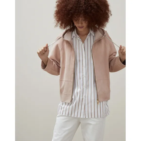 布内罗·古奇拉利/Brunello Cucinelli 皮革 (201MPCAF8891) - 女款 外套和夹克