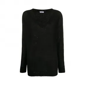 布内罗·古奇拉利/Brunello Cucinelli 亮片镶嵌宽松套头衫 M10550222CJ101