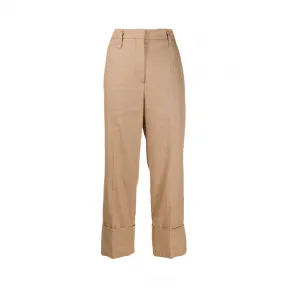 布内罗·古奇拉利/Brunello Cucinelli 直筒露踝裤 MF585P7231C7908