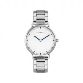 宝路华/Bulova Caravelle系列 39 MM 不锈钢 石英机芯 手表 43A150