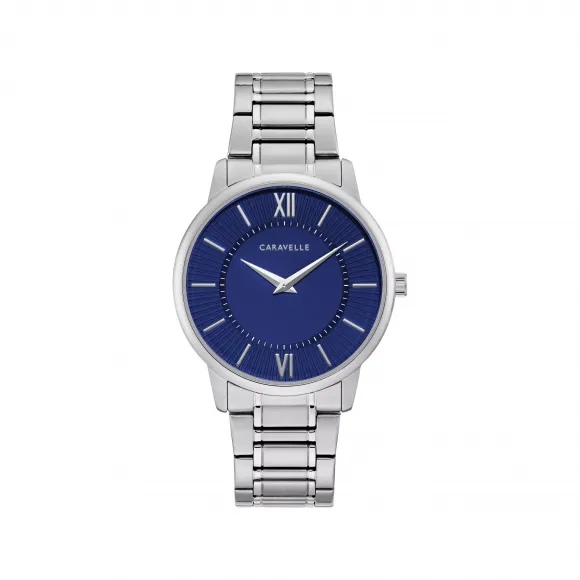 宝路华/Bulova Caravelle系列 39 MM 不锈钢 石英机芯 手表 43A151