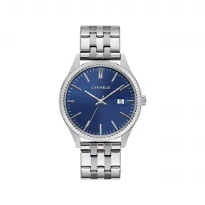 宝路华/Bulova Caravelle系列 41 MM 不锈钢 石英机芯 手表 43B151