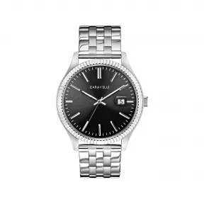 宝路华/Bulova Caravelle系列 41 MM 不锈钢 石英机芯 手表 43B157