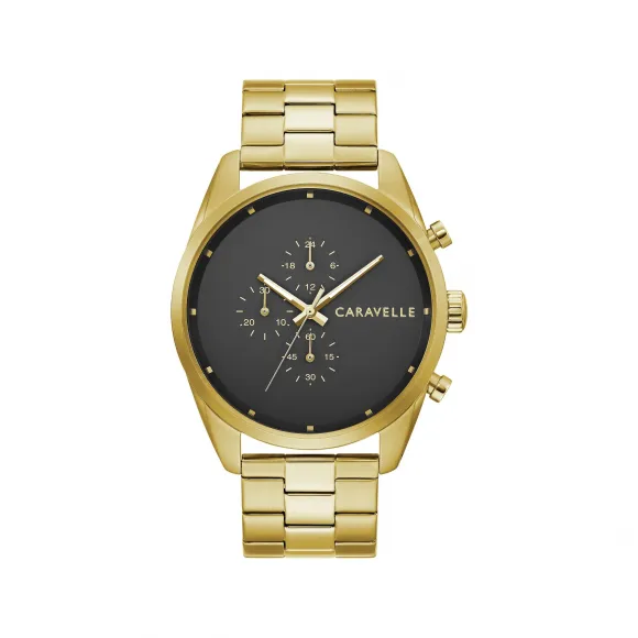 宝路华/Bulova Modern系列 44 MM 不锈钢 石英机芯 手表 44A113