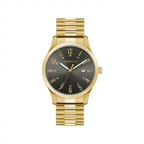 宝路华/Bulova Caravelle系列 40.2 MM 不锈钢 石英机芯 手表 44B126