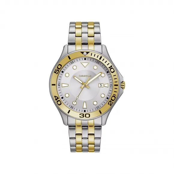 宝路华/Bulova Caravelle系列 42 MM 不锈钢 石英机芯 手表 45B151