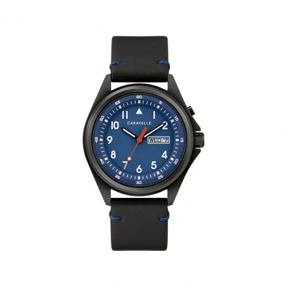 宝路华/Bulova Caravelle系列 40 MM 不锈钢 石英机芯 手表 45C118