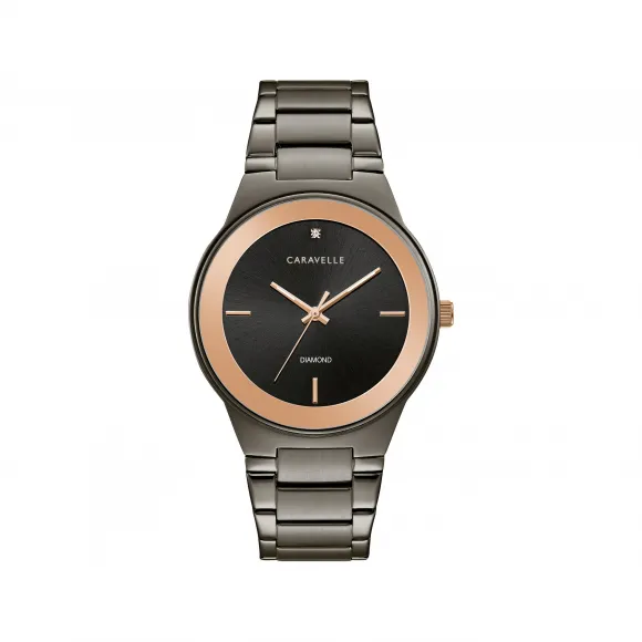 宝路华/Bulova Caravelle系列 40 MM 不锈钢 石英机芯 手表 45D109