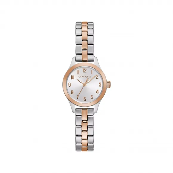 宝路华/Bulova Caravelle系列 24 MM 不锈钢 石英机芯 手表 45L175