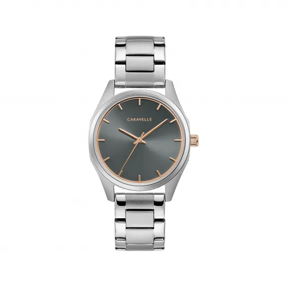 宝路华/Bulova Modern系列 36 MM 不锈钢 石英机芯 手表 45L178