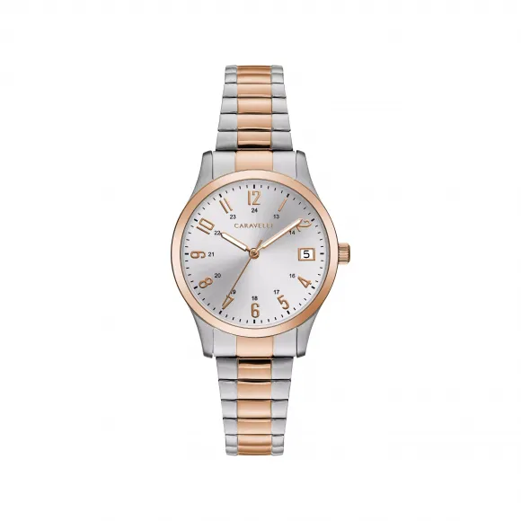 宝路华/Bulova Caravelle系列 30 MM 不锈钢 石英机芯 手表 45L183