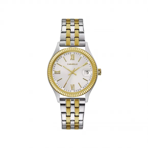 宝路华/Bulova Caravelle系列 32 MM 不锈钢 石英机芯 手表 45M112