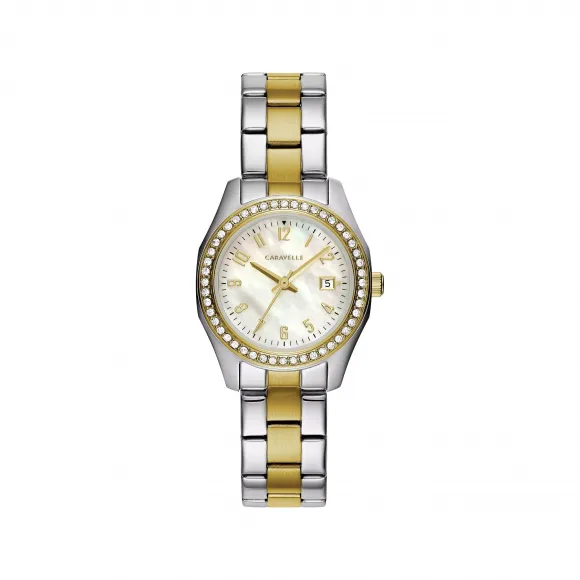 宝路华/Bulova Caravelle系列 28 MM 不锈钢 石英机芯 手表 45M113