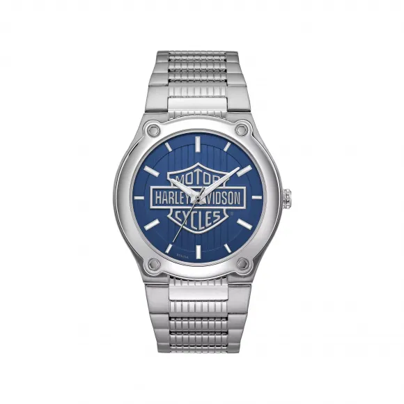 宝路华/Bulova Harley-Davidson®系列 43 MM 不锈钢 石英机芯 手表 76A159