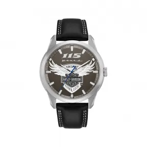 宝路华/Bulova Harley-Davidson®系列 45 MM 不锈钢 石英机芯 手表 76A160