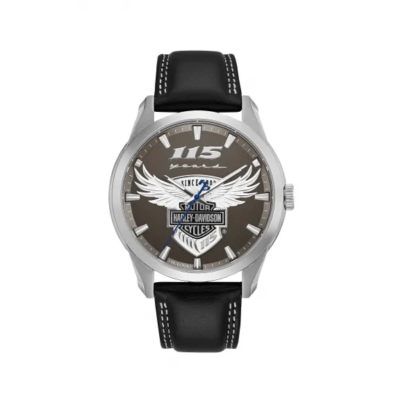 宝路华/Bulova Harley-Davidson®系列 45 MM 不锈钢 石英机芯 手表 76A160
