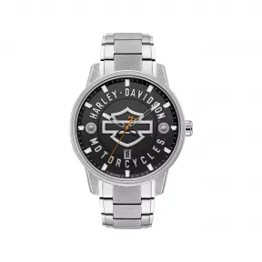 宝路华/Bulova Harley-Davidson®系列 45 MM 不锈钢 石英机芯 手表 76B182