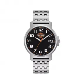 宝路华/Bulova Harley-Davidson®系列 42 MM 不锈钢 石英机芯 手表 76B187