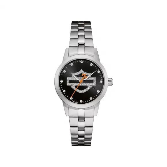宝路华/Bulova Harley-Davidson®系列 30 MM 不锈钢 石英机芯 手表 76L182