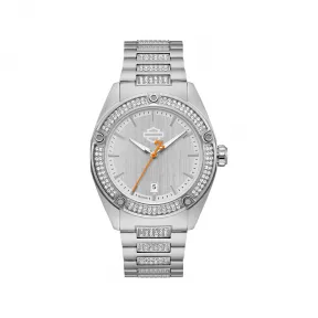 宝路华/Bulova Harley-Davidson®系列 37 MM 不锈钢 石英机芯 手表 76L187