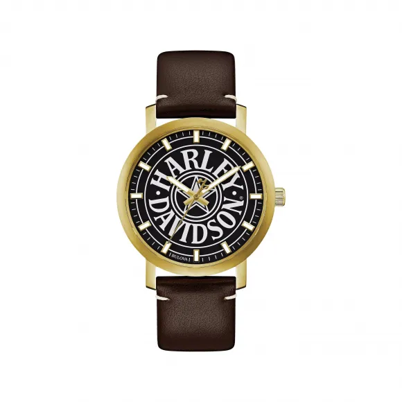 宝路华/Bulova Harley-Davidson®系列 40 MM 不锈钢 石英机芯 手表 77A100