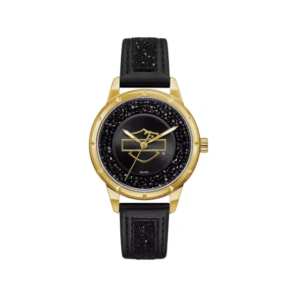 宝路华/Bulova Harley-Davidson®系列 35.5 MM 不锈钢 石英机芯 手表 77L111