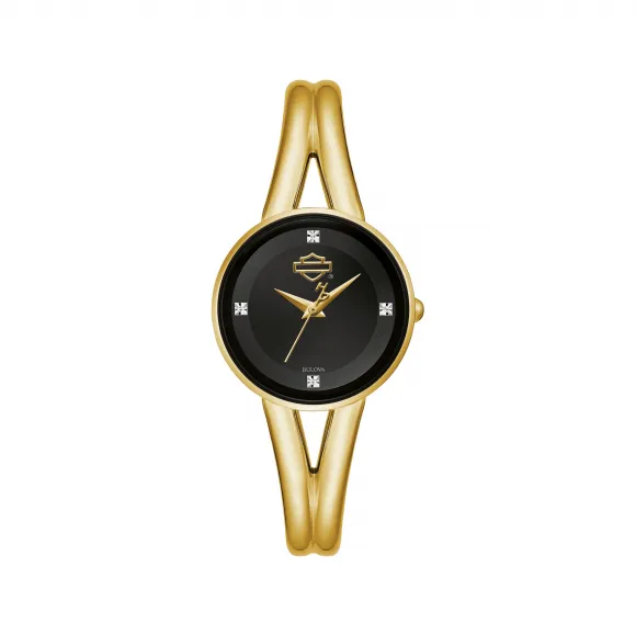 宝路华/Bulova Harley-Davidson®系列 30 MM 不锈钢 石英机芯 手表 77P100