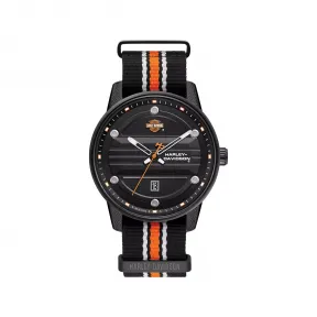 宝路华/Bulova Harley-Davidson®系列 45 MM 不锈钢 石英机芯 手表 78B153