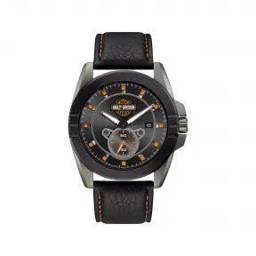 宝路华/Bulova Harley-Davidson®系列 44 MM 不锈钢 石英机芯 手表 78B182