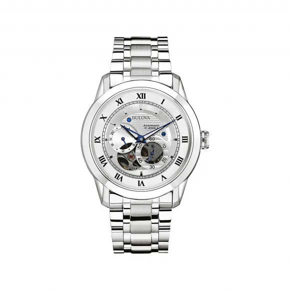 宝路华/Bulova Sutton系列 42.00 MM 不锈钢 自动机械机芯 男表 96A118