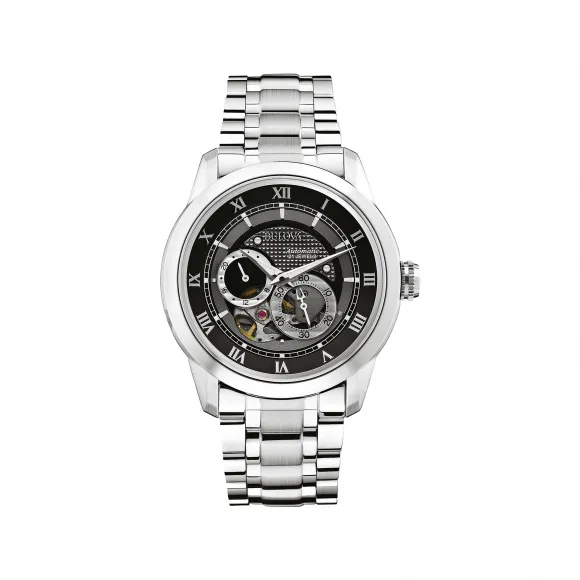 宝路华/Bulova Sutton系列 42.00 MM 不锈钢 自动机械机芯 男表 96A119