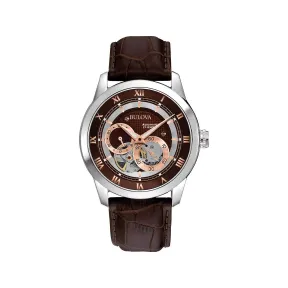 宝路华/Bulova  42 MM 不锈钢 自动机械机芯 手表 96A120