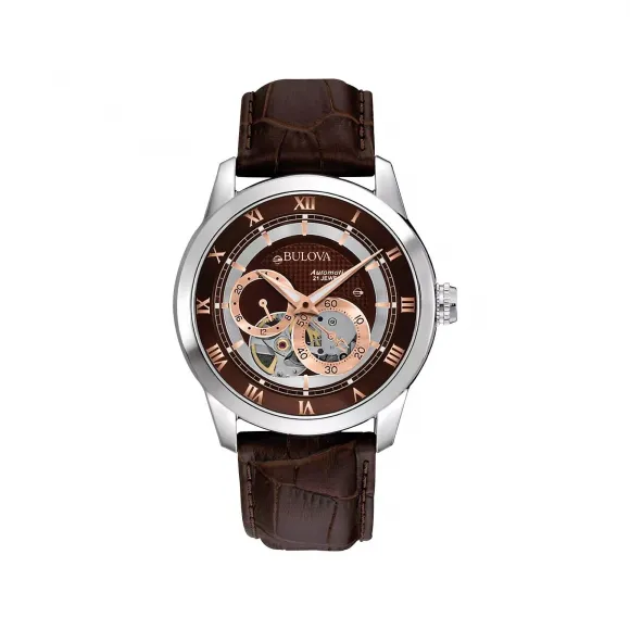 宝路华/Bulova  42 MM 不锈钢 自动机械机芯 手表 96A120