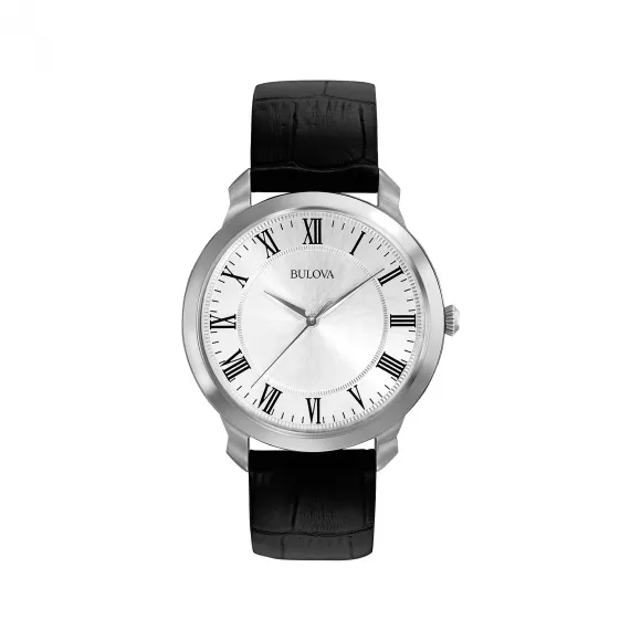 宝路华/Bulova Classic系列 41.00 MM 不锈钢 石英机芯 男表 96A133